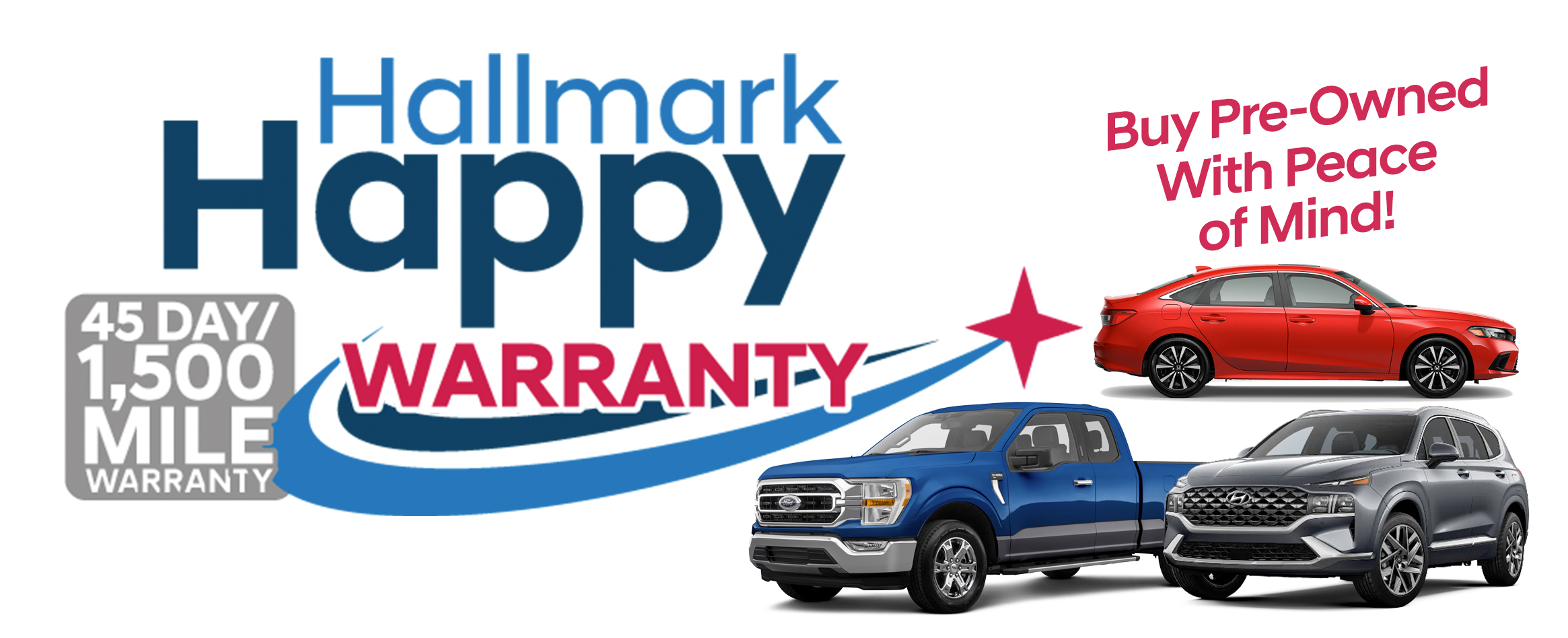 Get the Hallmark Happy Warranty from Hallmark Hyundai North in