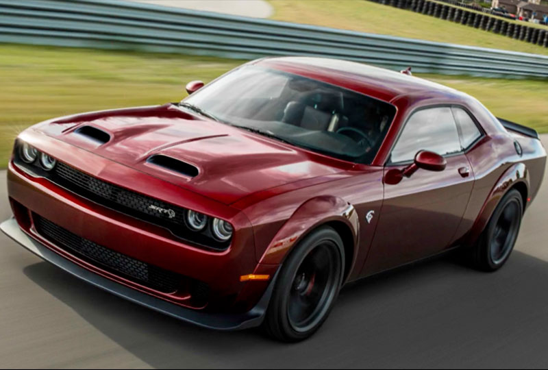 Dodge Challenger Hellcat Demon бернаут 2020